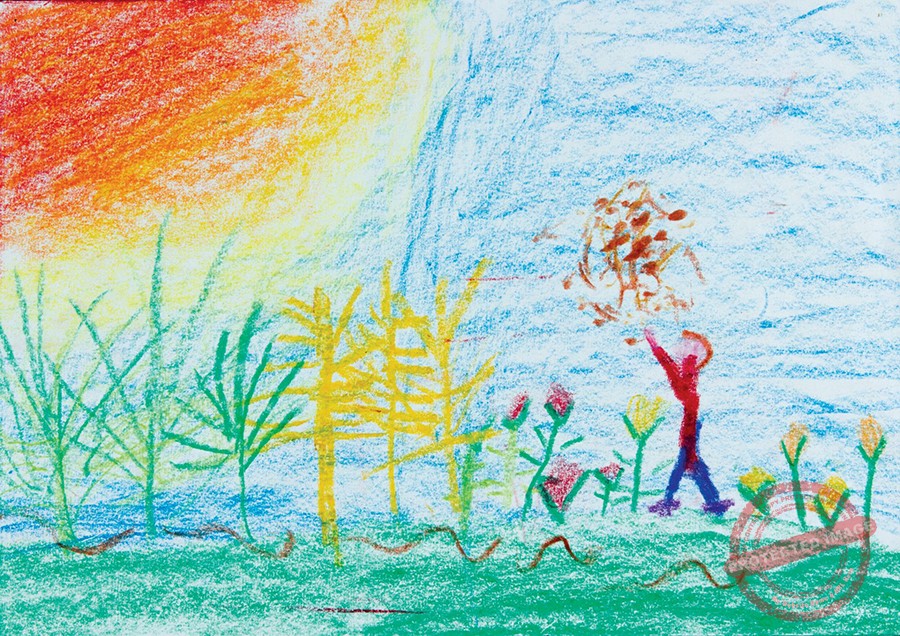 A semeadura e a minhoca